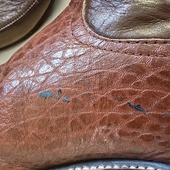 Vintage Larry Mahan Leather Cowboy Boot Mens 10.5 - Picture 5 of 7